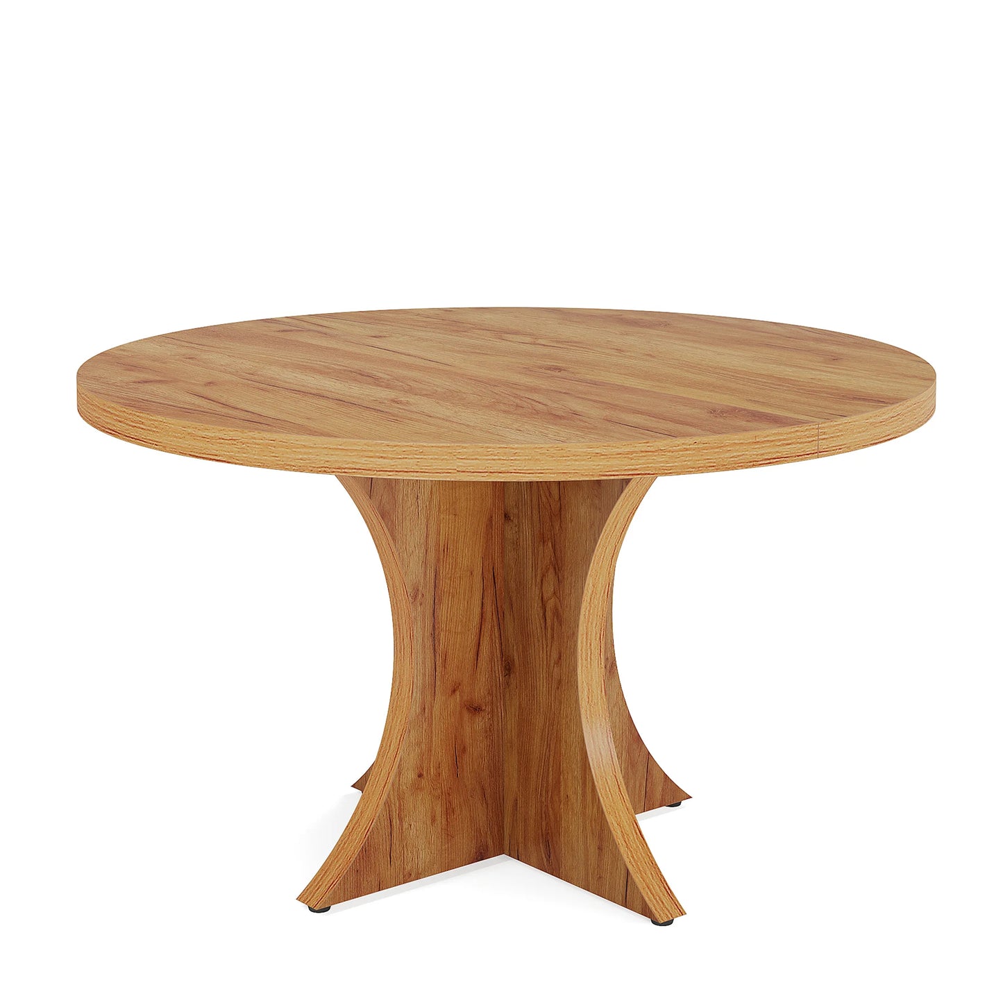 Round Kitchen Table for 4-6, with Pedestal Base