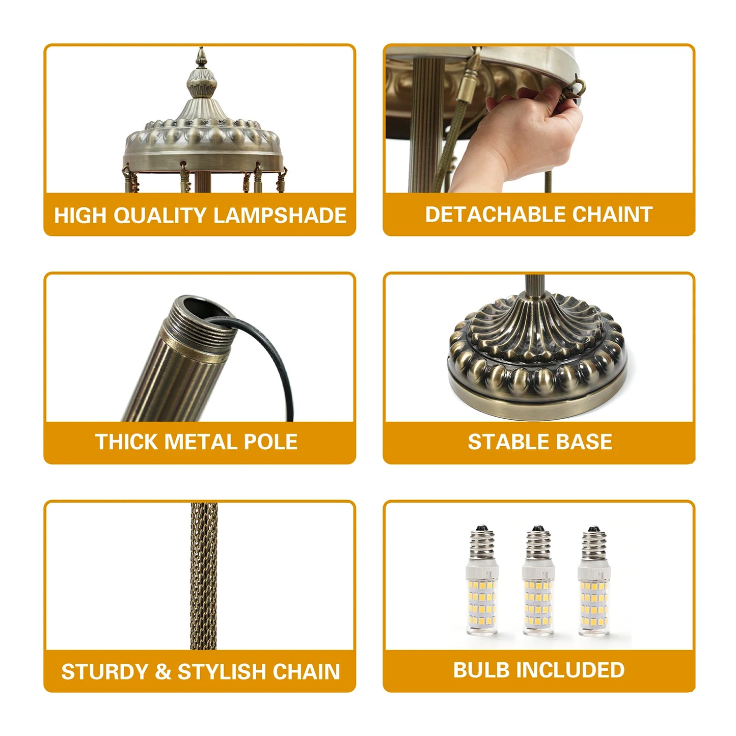 Handmade Stained Glass Bohemian Floor Light