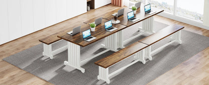 Kitchen Table with 2 Benches