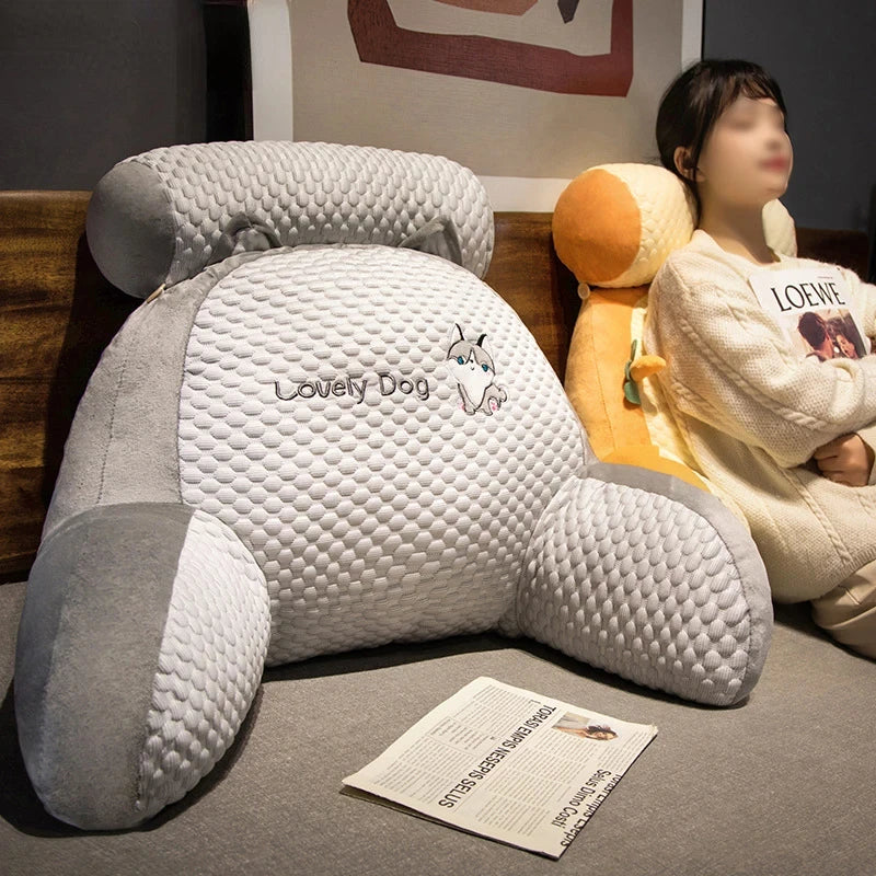 Reading Pillow Office Support Cushions w/ Headrest