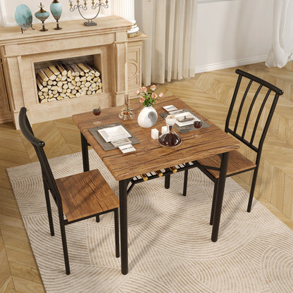 Dining Table Set and Chairs for 2