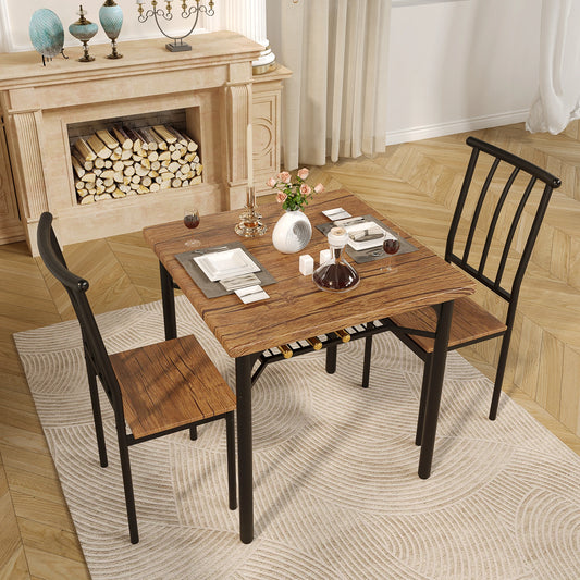 Dining Table Set and Chairs for 2
