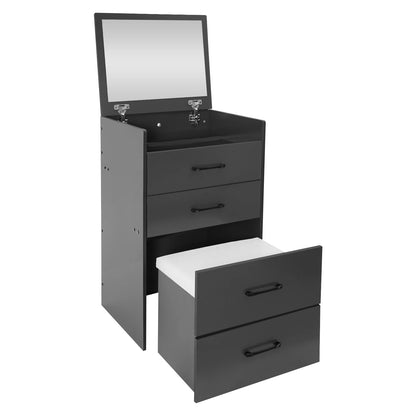 Makeup Desk With Mirror Compact Dressing Table for Dressing Room