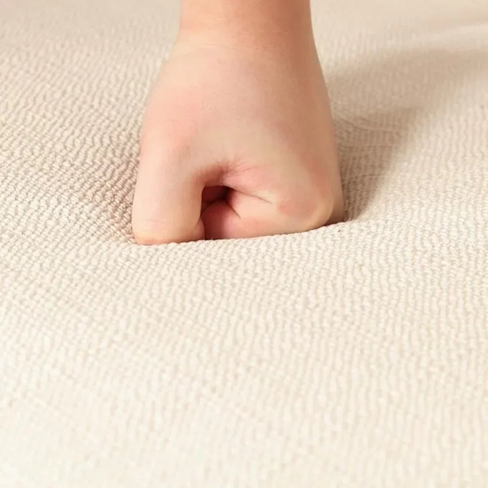 4 Upholstered Dining Room Chairs with Metal Legs