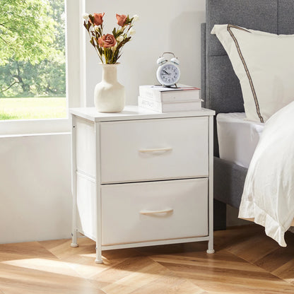 Nightstand Bedside Sofa Tea Table Storage Drawers