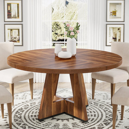 Round Dining Table for Farmhouse Kitchen