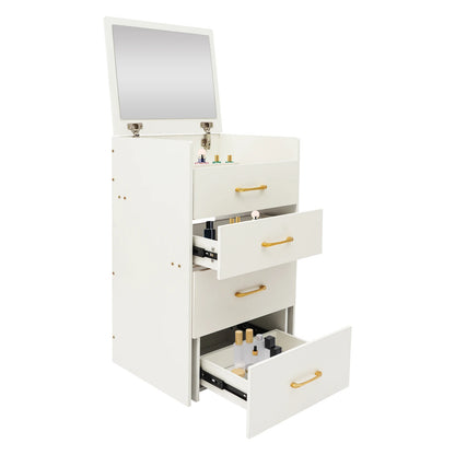 Makeup Desk With Mirror Compact Dressing Table for Dressing Room