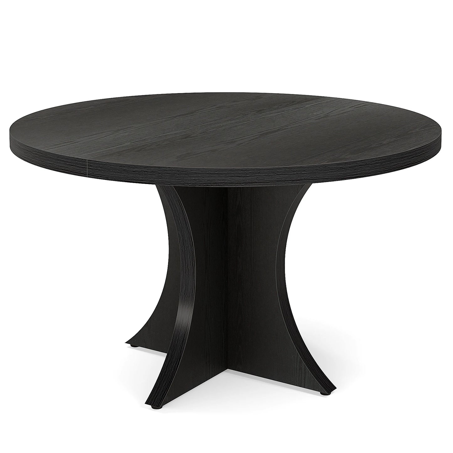 Round Kitchen Table for 4-6, with Pedestal Base