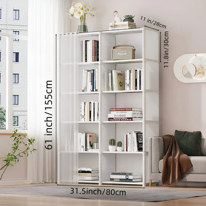 Dustproof Wardrobe/Bookshelf Bedroom/Clothes Organizer