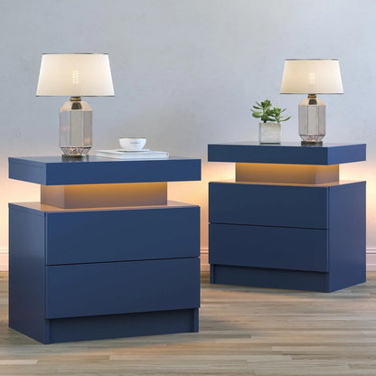Nightstand/ Set of 2 with Drawers