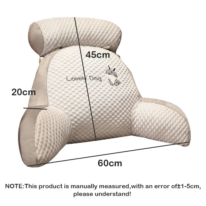 Reading Pillow Office Support Cushions w/ Headrest