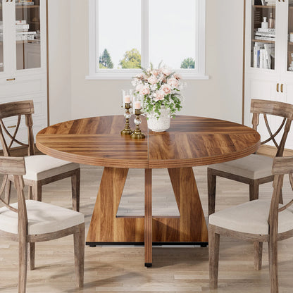 Round Dining Table for Farmhouse Kitchen