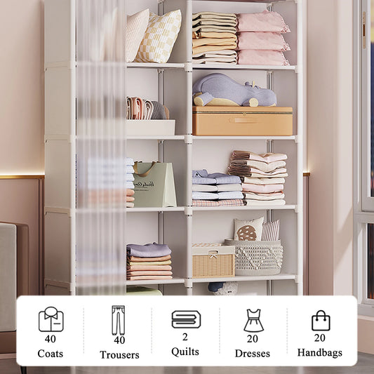 Dustproof Wardrobe/Bookshelf Bedroom/Clothes Organizer